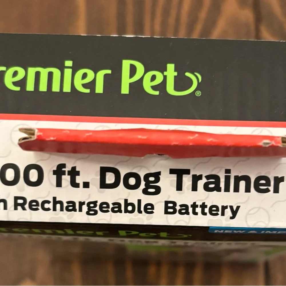 Premier Pet 1000 Ft Dog Trainer Rechargeable Battery Corrects Unwanted Behaviors